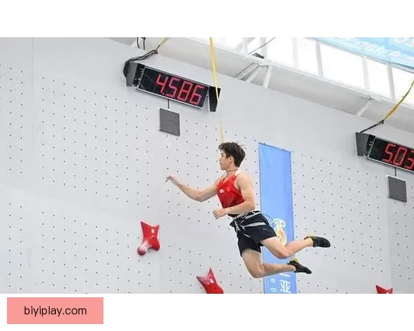三亚亚沙会赵一程创男子速度攀岩新世界纪录震撼全场